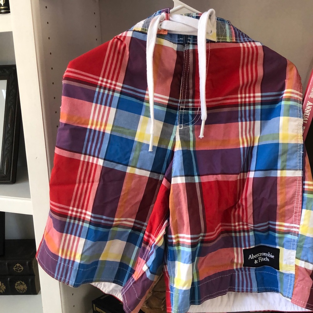 Abercrombie & Fitch Plaid Bathing Suit